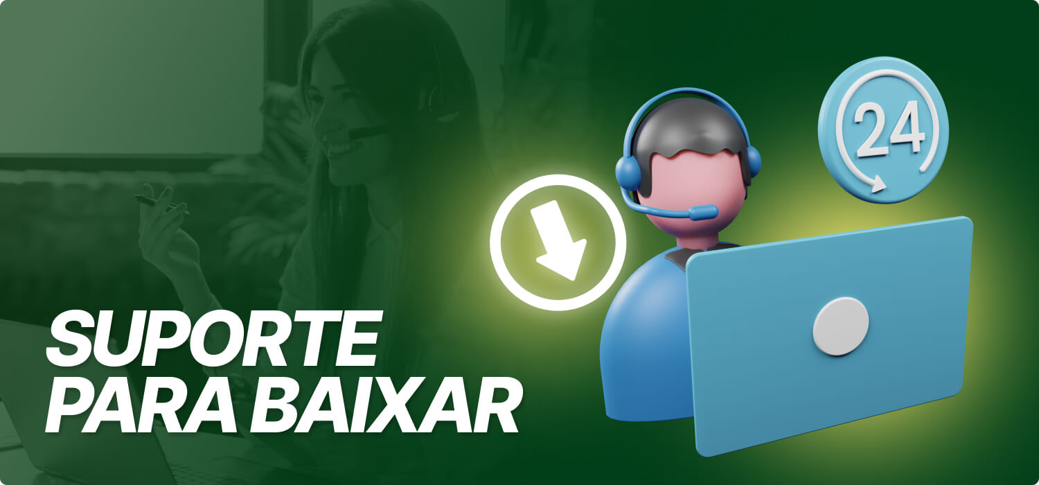 suporte para baixar